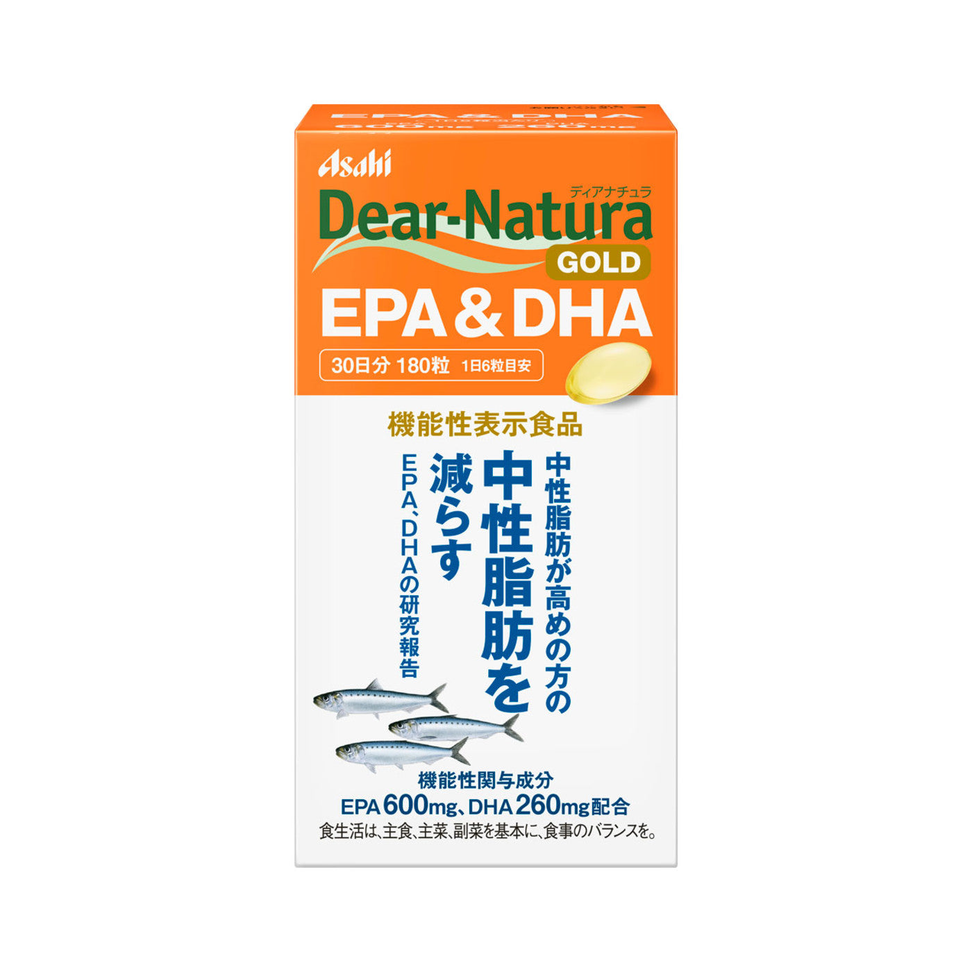 Asahi Dear-Natura Gold EPA DHA 180 Capsules
