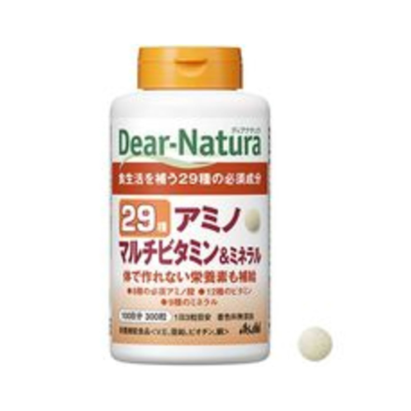 Asahi Dear-Natura 29 Amino Multi Vitamin Mineral 300 Tablets - img-1