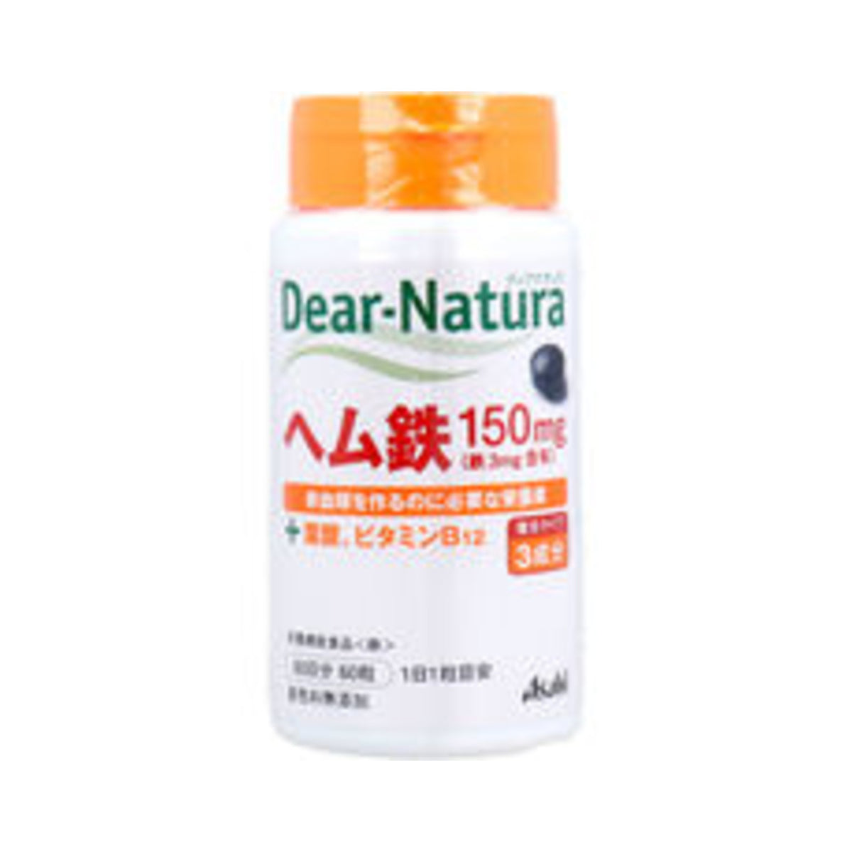 Asahi Dear-Natura Heme Iron 60 Tablets - img-1