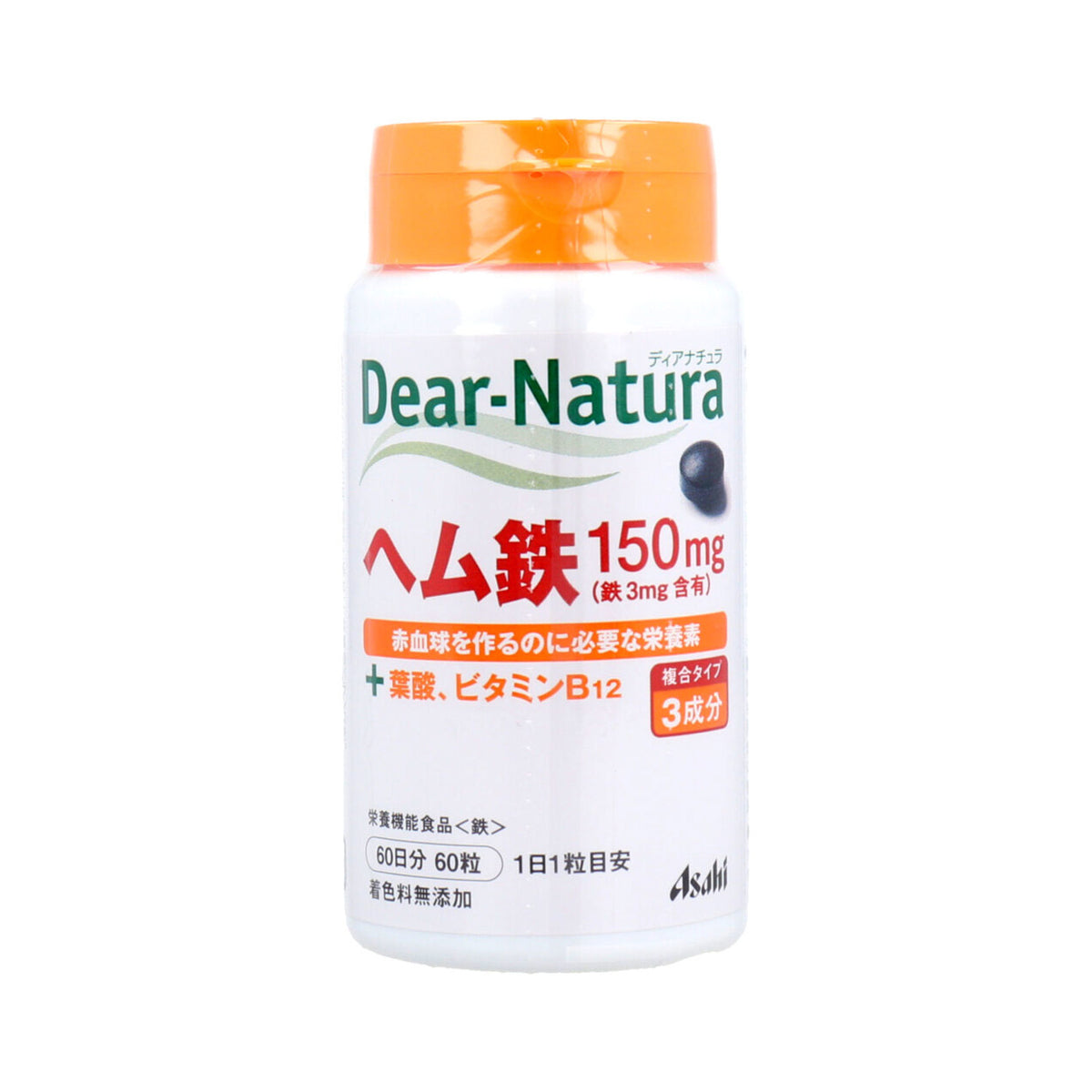 Asahi Dear-Natura Heme Iron 60 Tablets