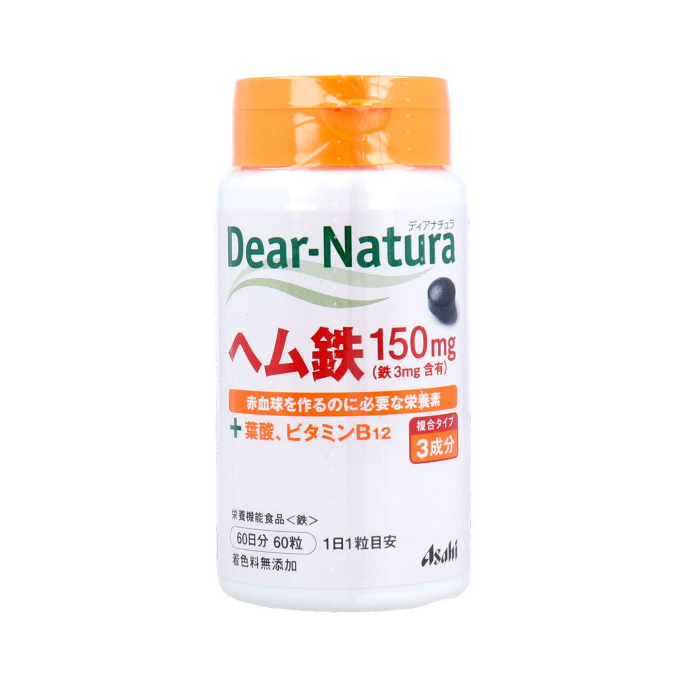 Asahi Dear-Natura Heme Iron 60 Tablets