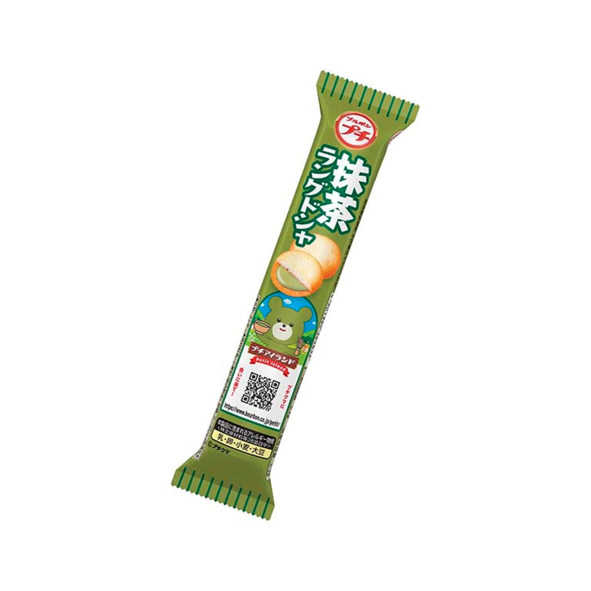 Petit Matcha Langue de Chat - Japanese snacks | Package front, 40g
