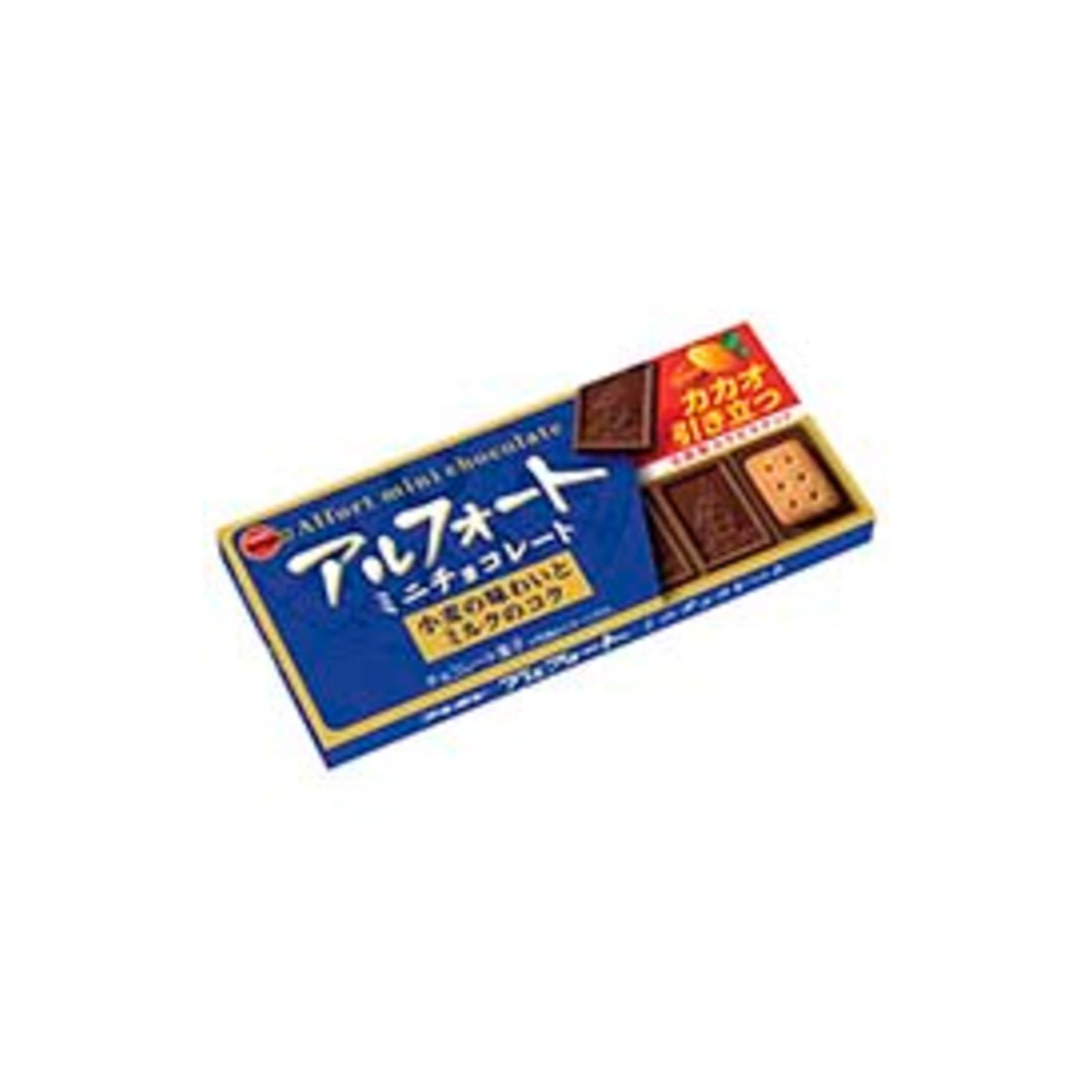 Bourbon Alfort Mini Chocolate Whole Wheat Biscuit 12pc - img-1