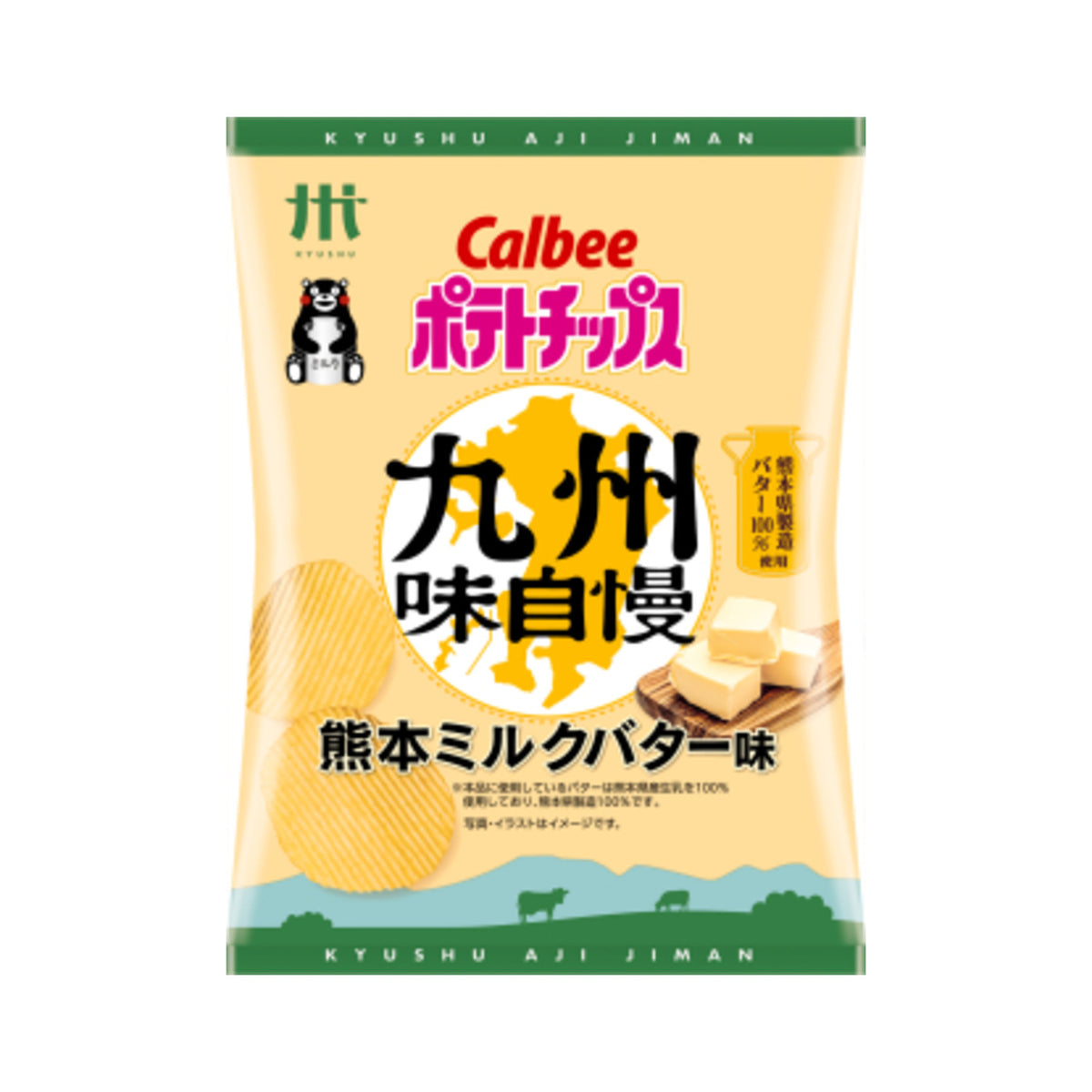 Potato Chips Kyushu Special Kumamoto Milk Butter - img-1