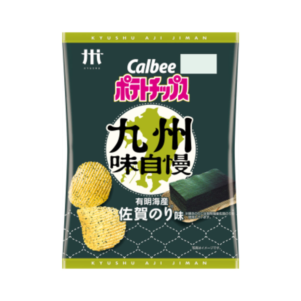 Potato Chips Kyushu Special Ariake Sea Saga Nori - img-1