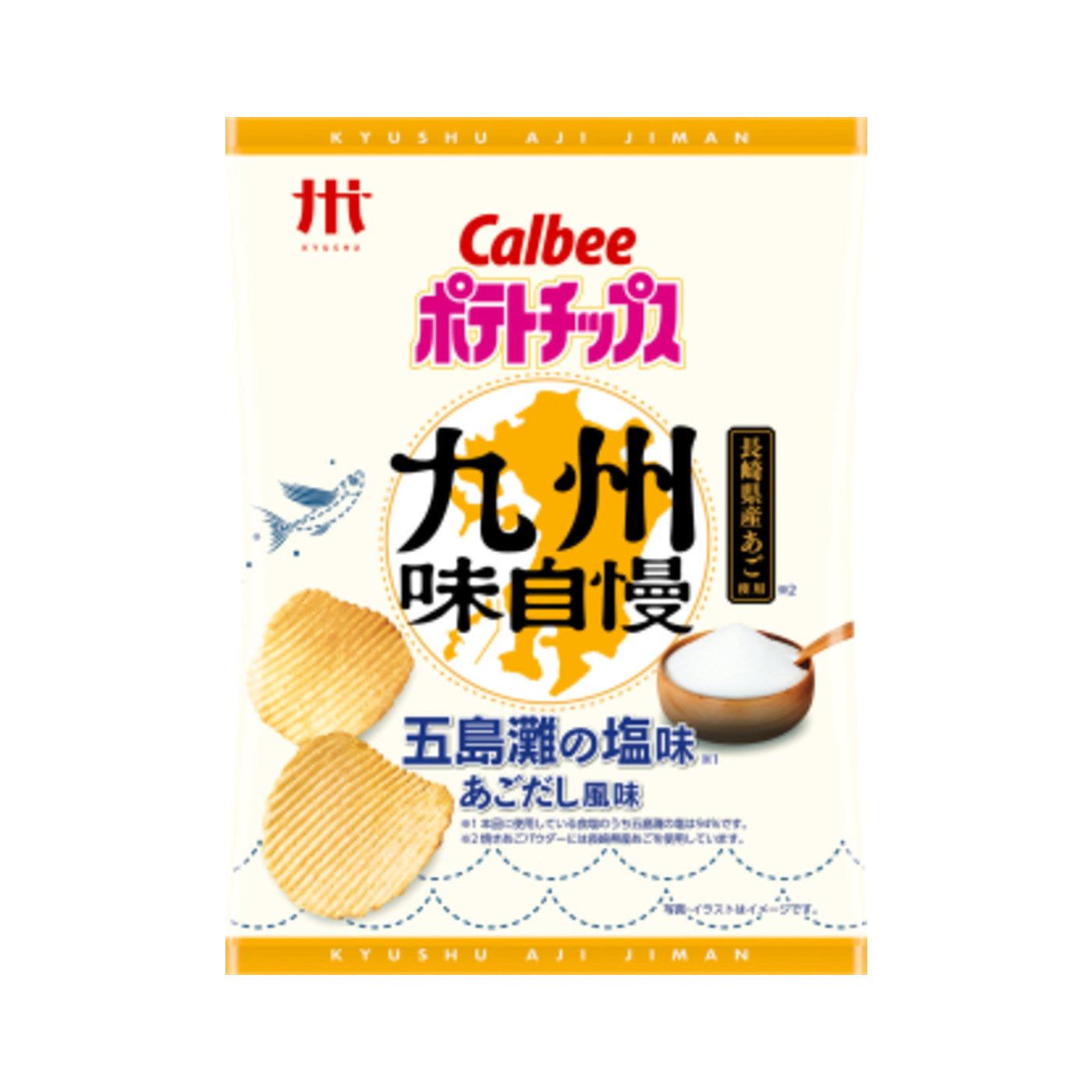 Potato Chips Kyushu Special Goto Nada Salt Ago Dashi - img-1