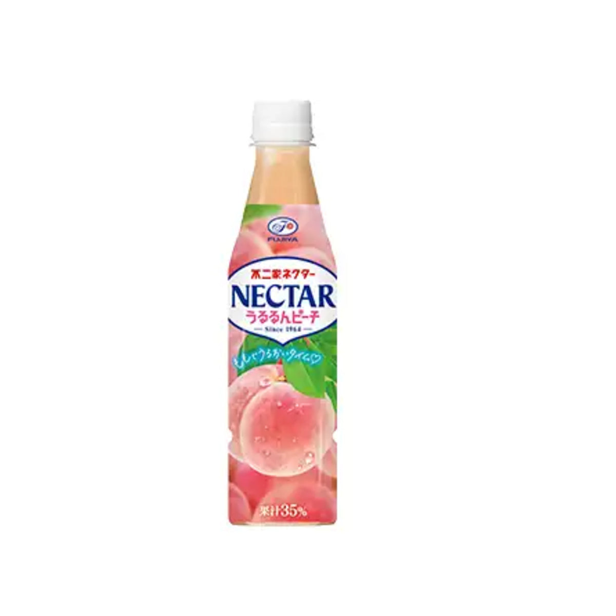 Fujiya Nectar Ururun Peach PET Bottle 350ml - img-1