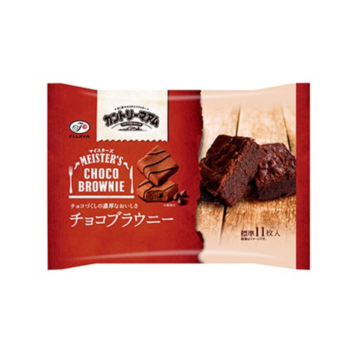 Fujiya Country Ma'am Meisters Chocolate Brownie 124g - img-1