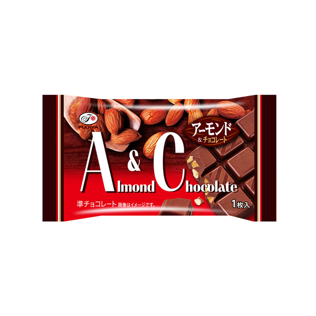 Fujiya Country Maam 1pc Almond & Chocolate - img-1