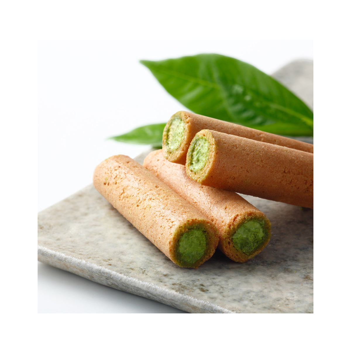 Gion Tsujiri Tsujiri no Sato Matcha Cream Rolled Wafers 21 Pieces (Kyoto Souvenir) - img-2