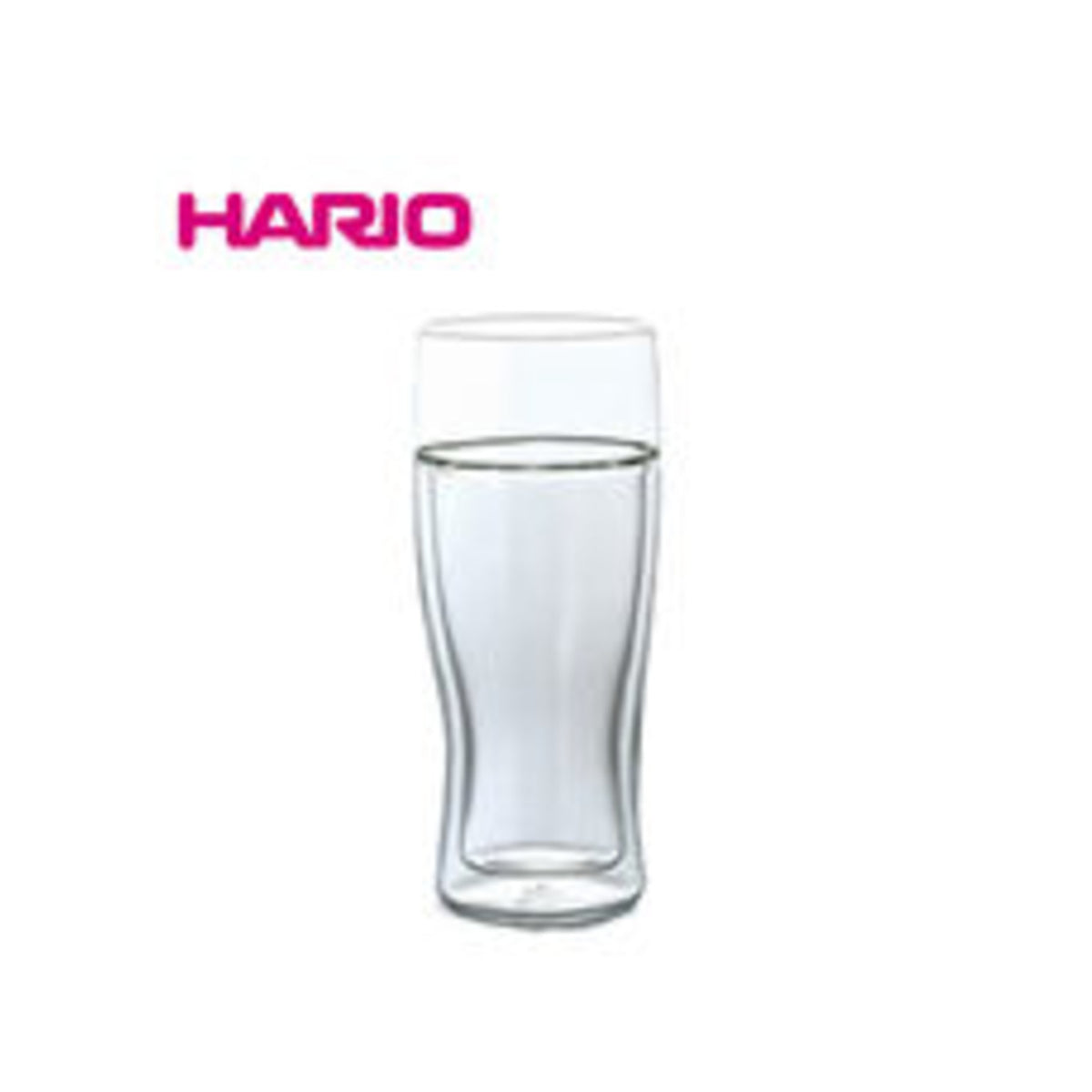 Hario Double Wall Twin Beer Glass 380ml TBG-380 - img-1