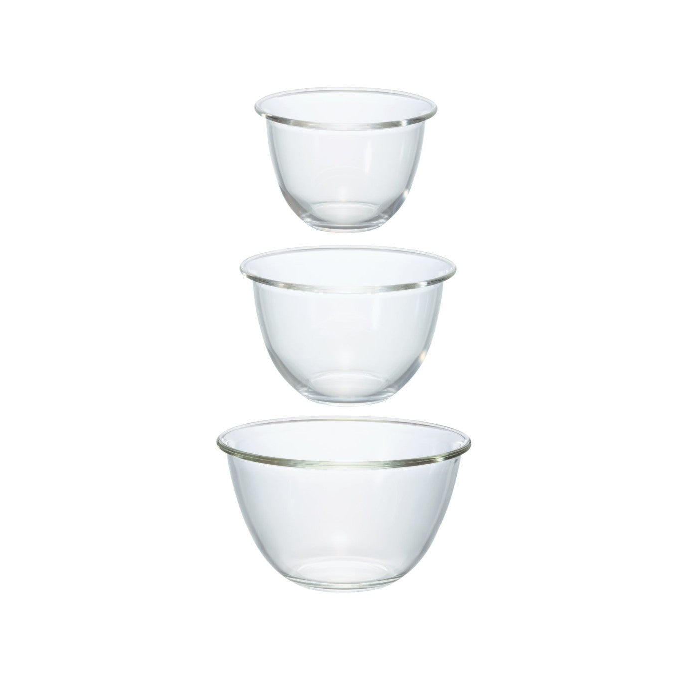 Hario Heat-Resistant Glass Mixing Bowl Set of 3 MXPN-3704