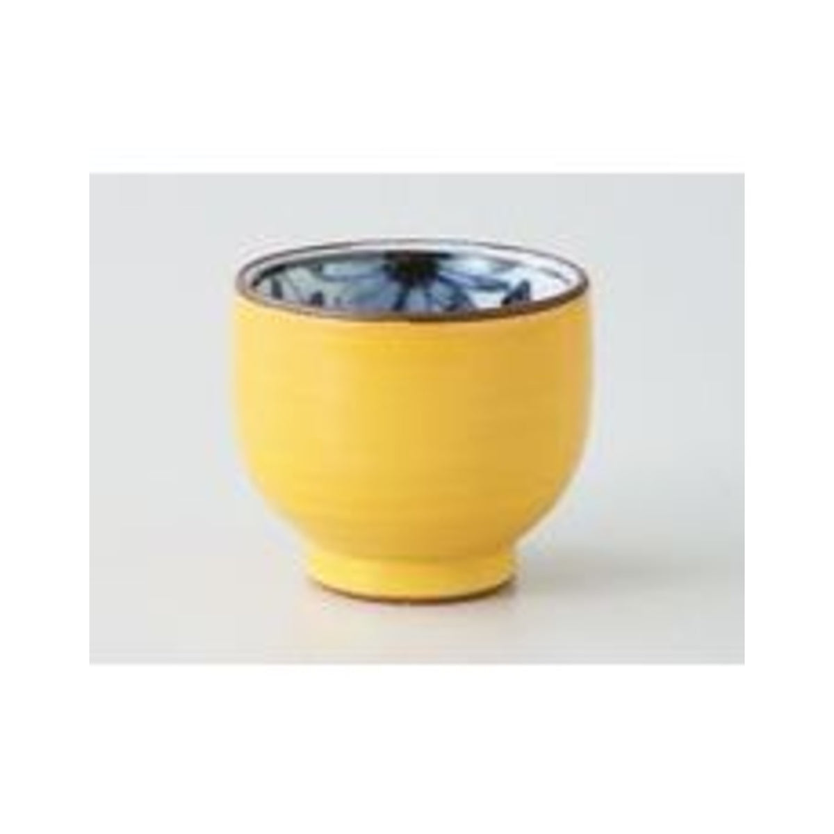 Saikai Toki Hasami Ware Ki-Kochi Yellow Sake Cup 20ml - img-1