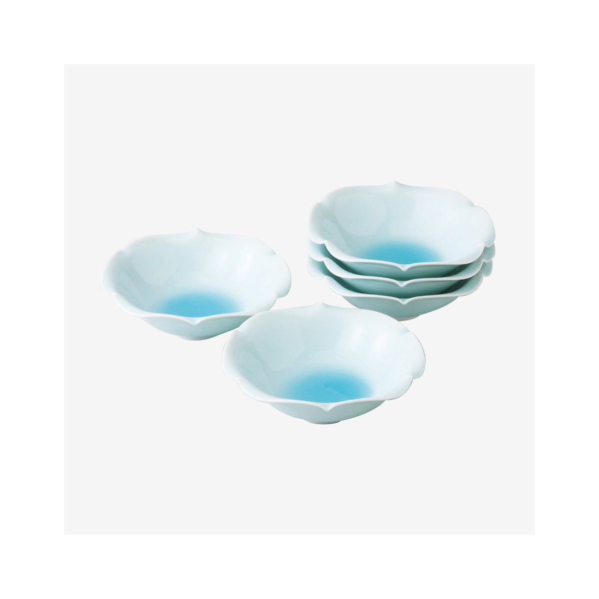 Saikai Toki Hasami Ware Celadon Small Bowl Set 325ml