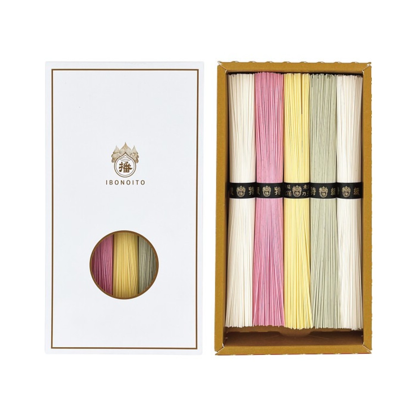 Ibonoito Tokkyu Somen Irodori Hana 5 Bundles CST-10 250g - img-1