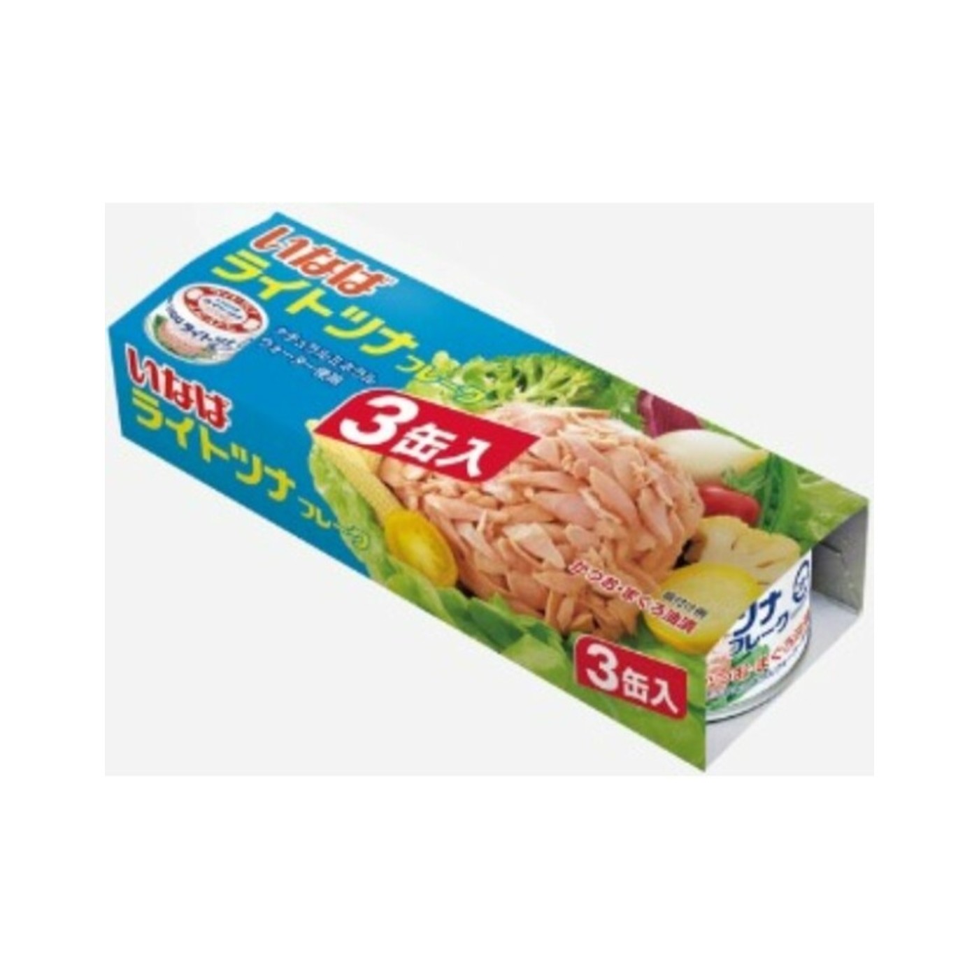 Inaba Light Tuna Flake 3 Cans - img-1