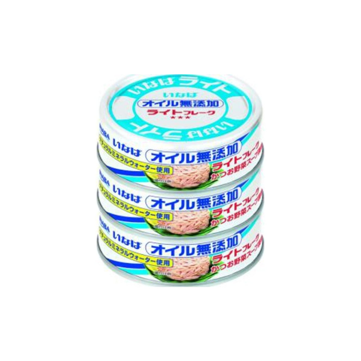 Inaba Light Flake Oil-Free 3 Cans - img-1