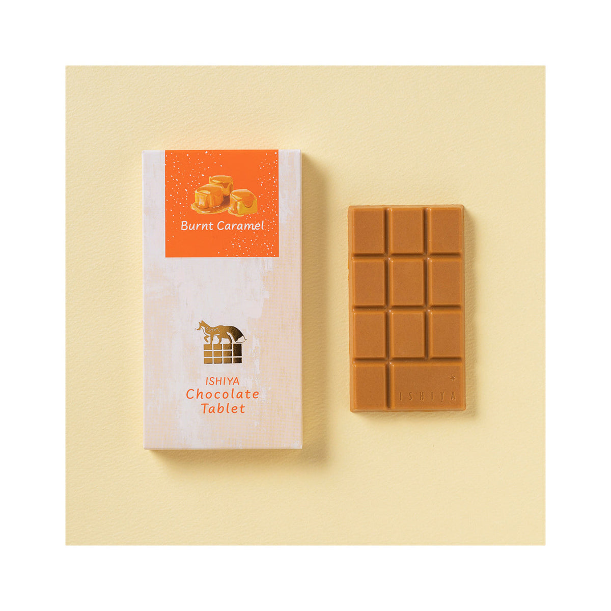 ISHIYA Chocolate Tablet Burnt Caramel - img-1
