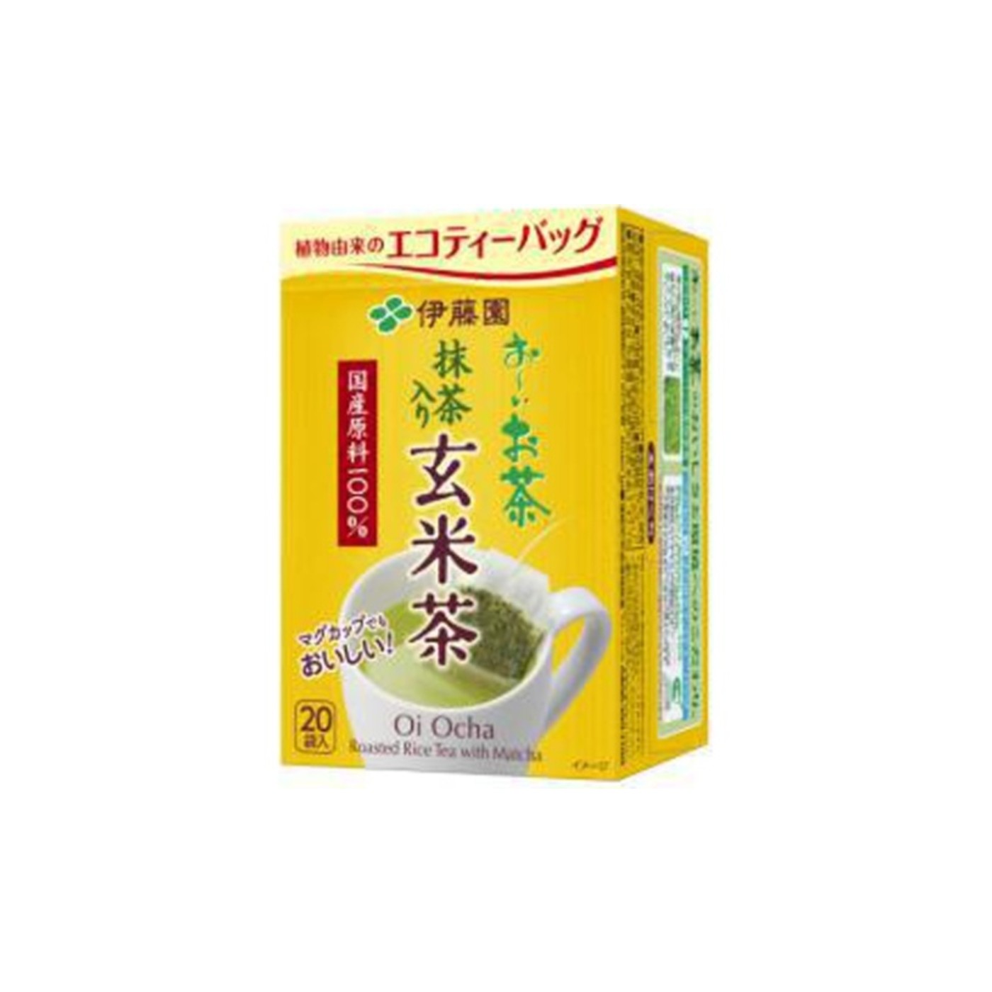 Itoen Oi Ocha Eco Tea Bag Genmaicha 20 Bags - img-1