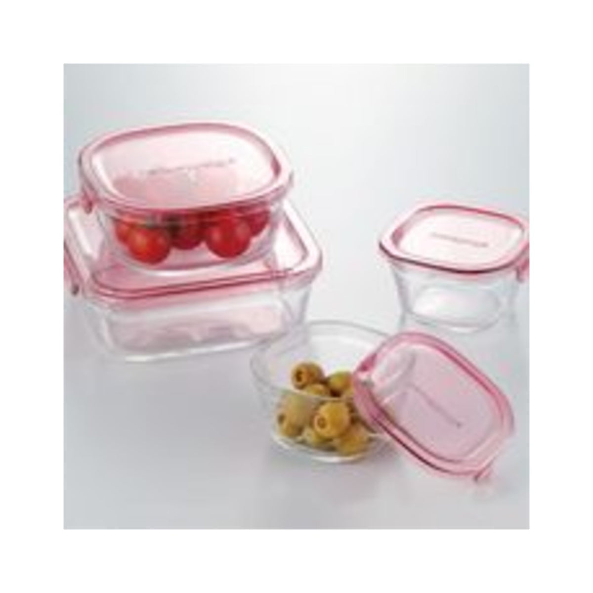 Iwaki Pack and Range Glass Container 4-Piece Set Type A PSC-PRN4P1 - img-1