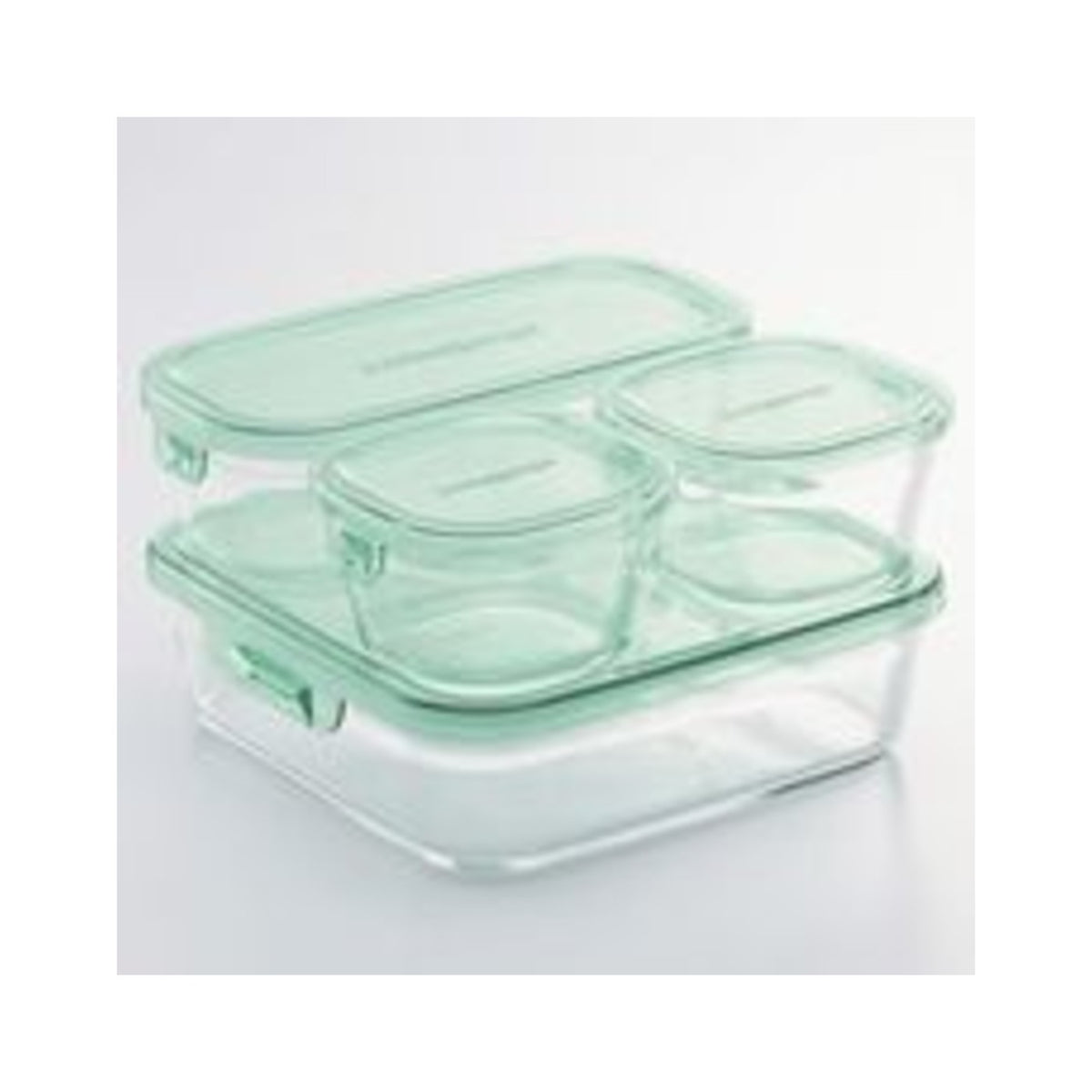 Iwaki Pack and Range Glass Container 4-Piece Set Type B PSC-PRN4G2 - img-1