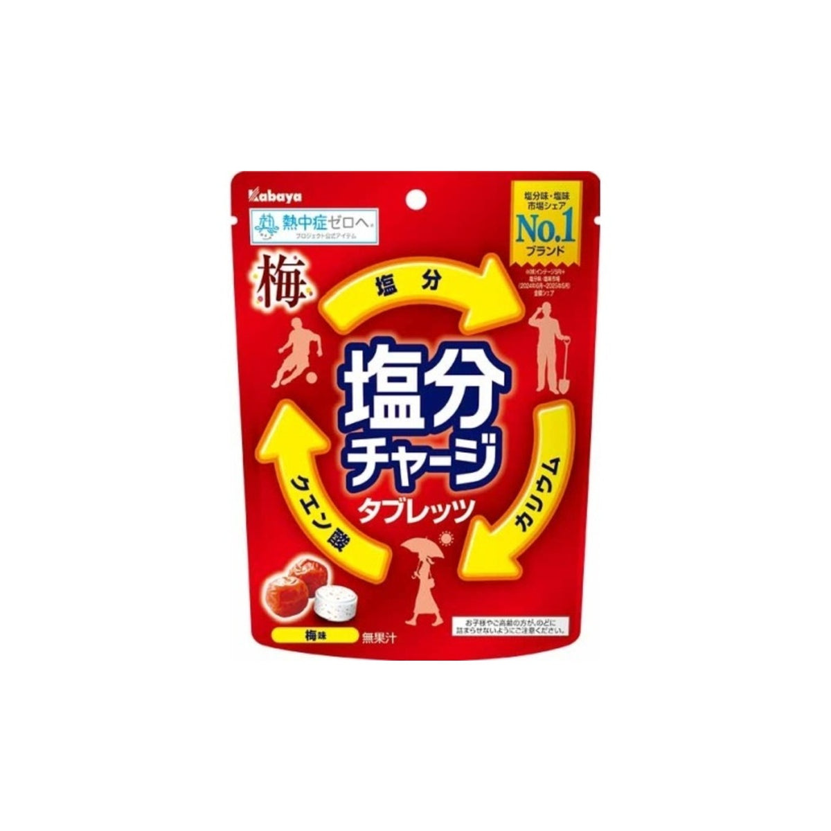 Kabaya Enbun Charge Tablets Ume Plum 81g - img-1
