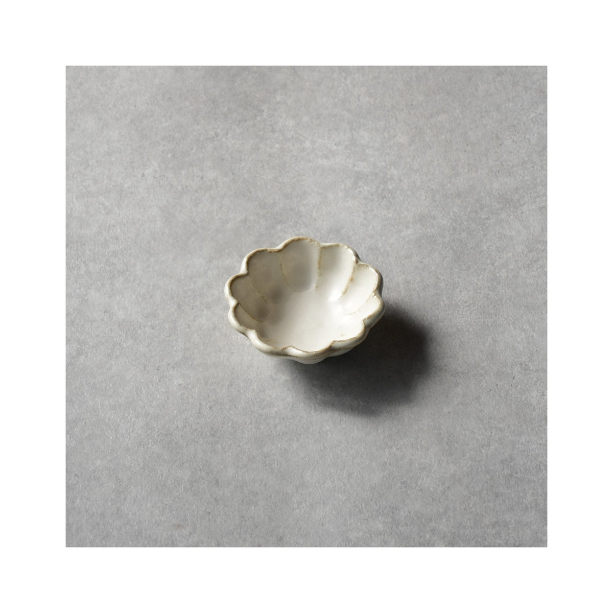 Kaneko Kohyo Rinka 8cm Bowl Shironeri Mino Ware