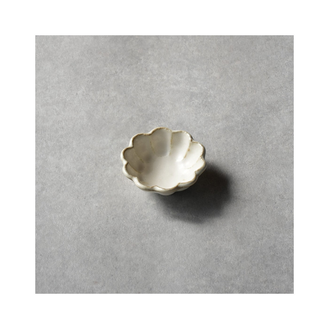 Kaneko Kohyo Rinka 8cm Bowl Shironeri Mino Ware