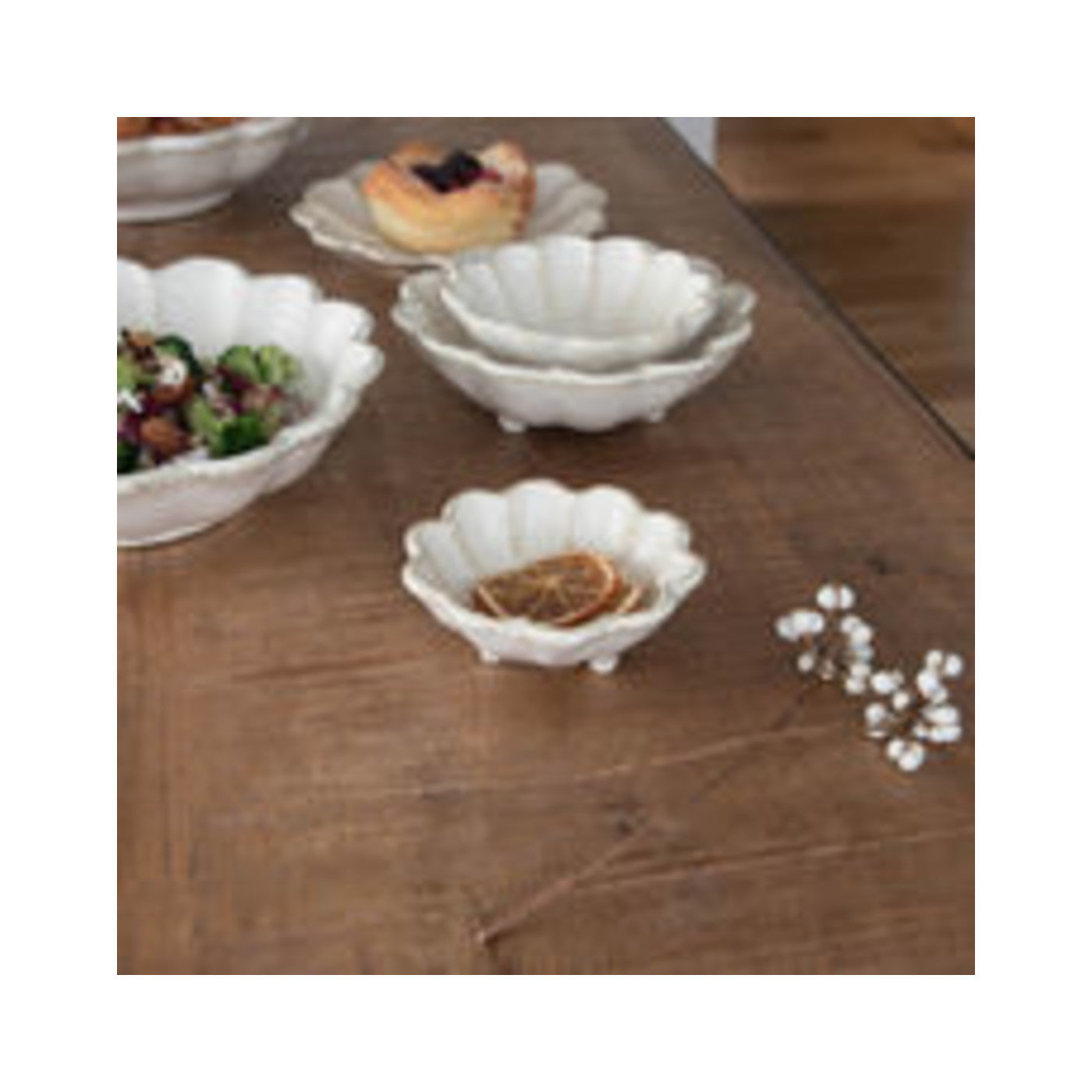 Kaneko Kohyo Rinka 10cm Bowl Shironeri Mino Ware - img-1