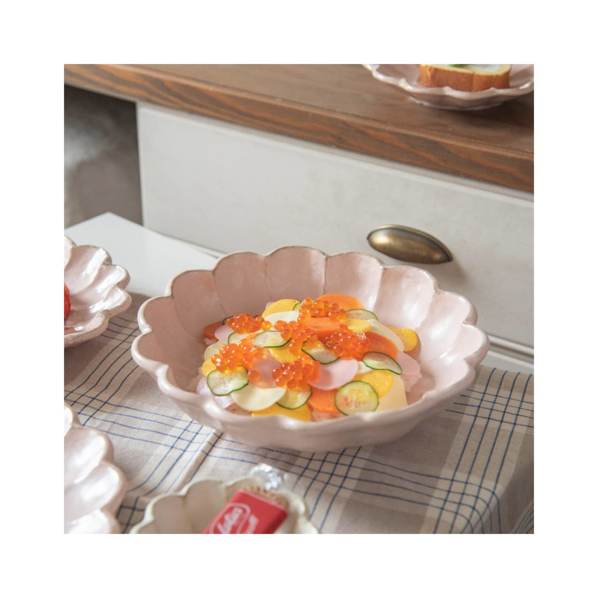 Kaneko Kohyo Rinka 24cm Bowl Momoneri Mino Ware