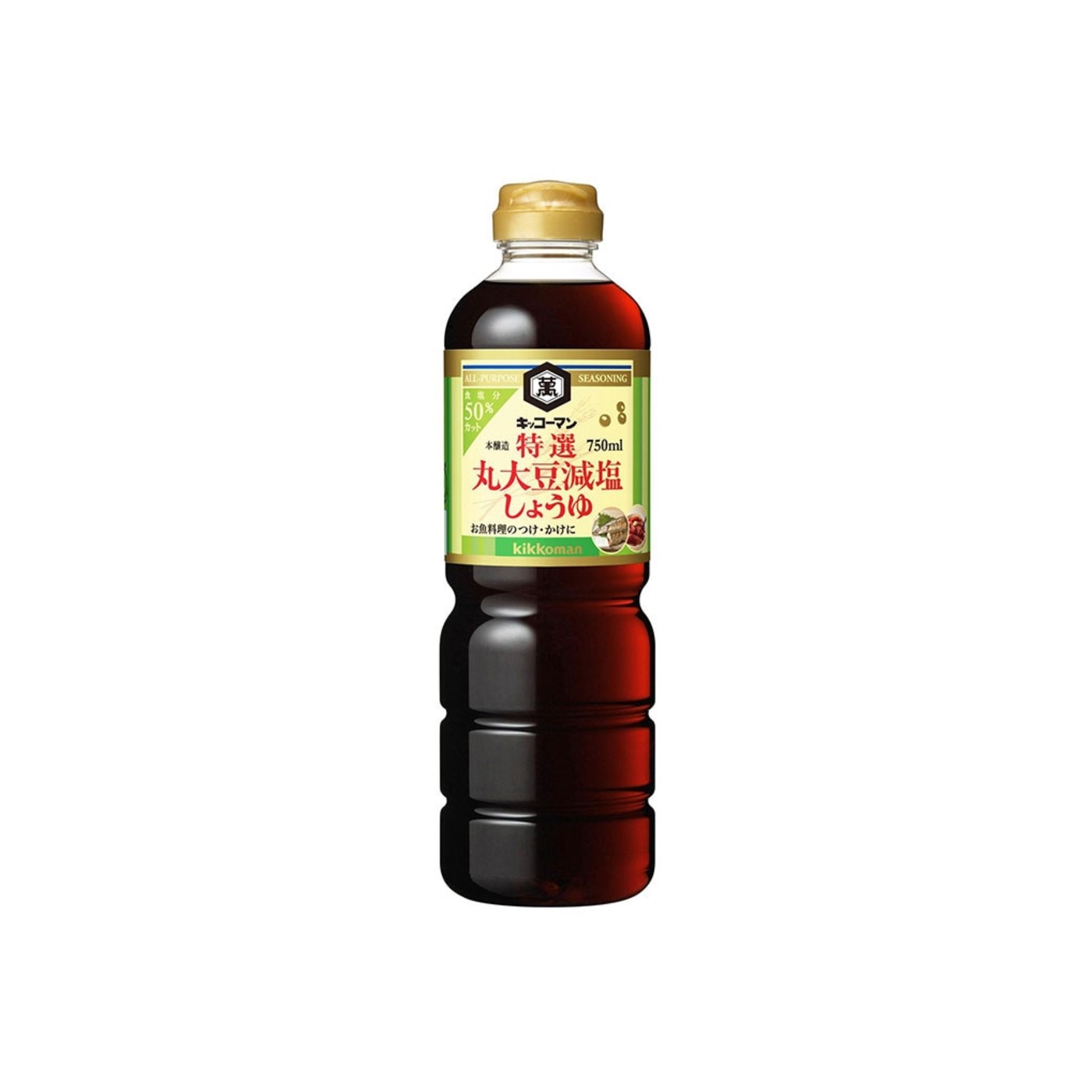 Kikkoman Maru Soybean Low Sodium Shoyu - img-1