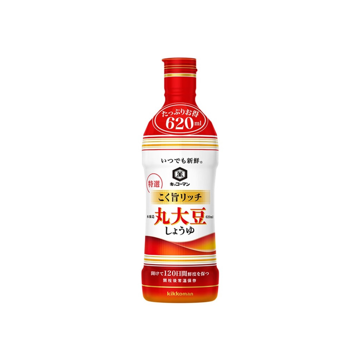 Kikkoman Maru Soybean Shoyu 620 ml - img-2
