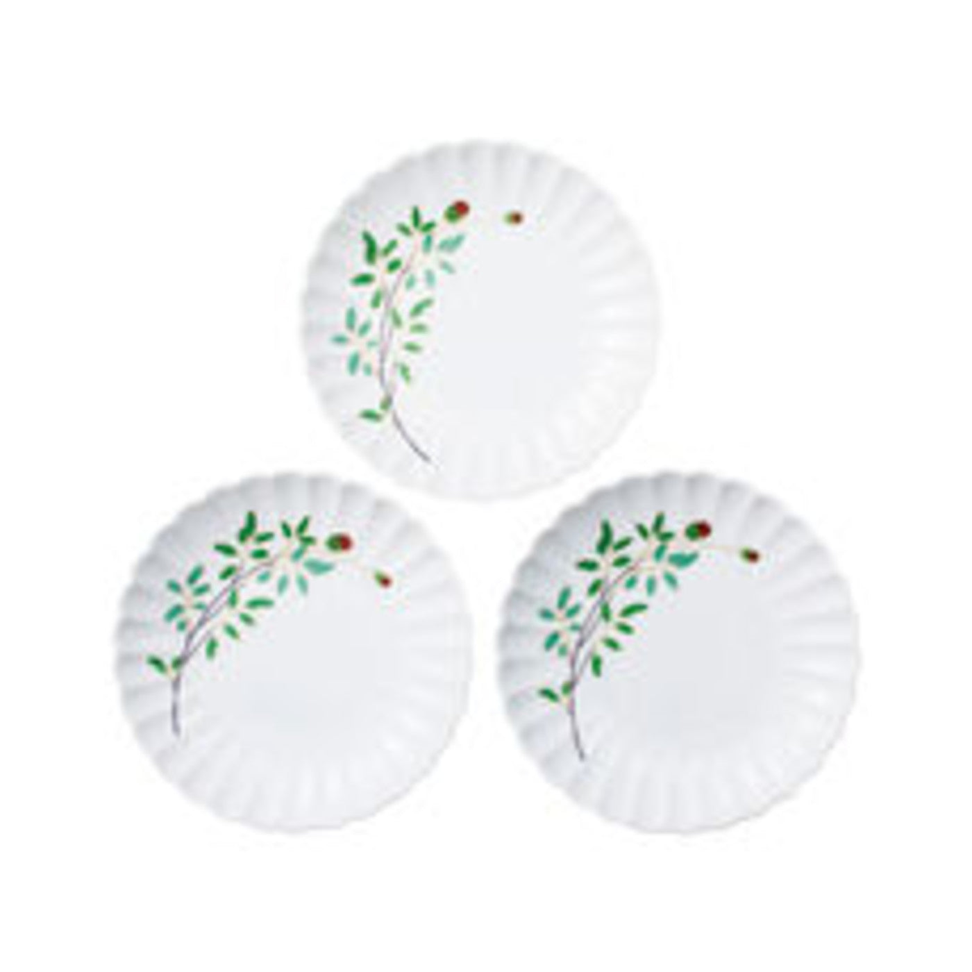 Koransha Waremokou Trio Meimei Plate Set Arita Porcelain - img-1