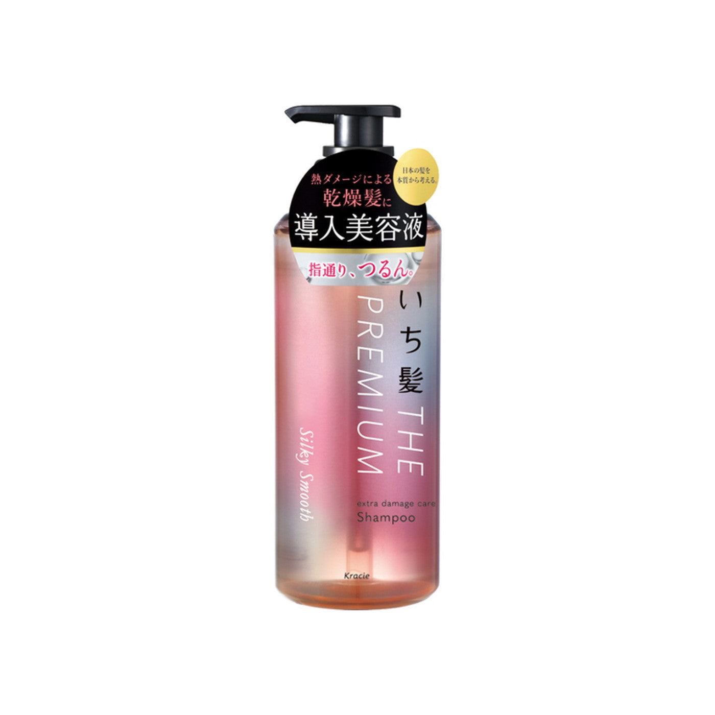 Kracie Ichikami The Premium Extra Damage Care Shampoo Silky Smooth Pump 480ml