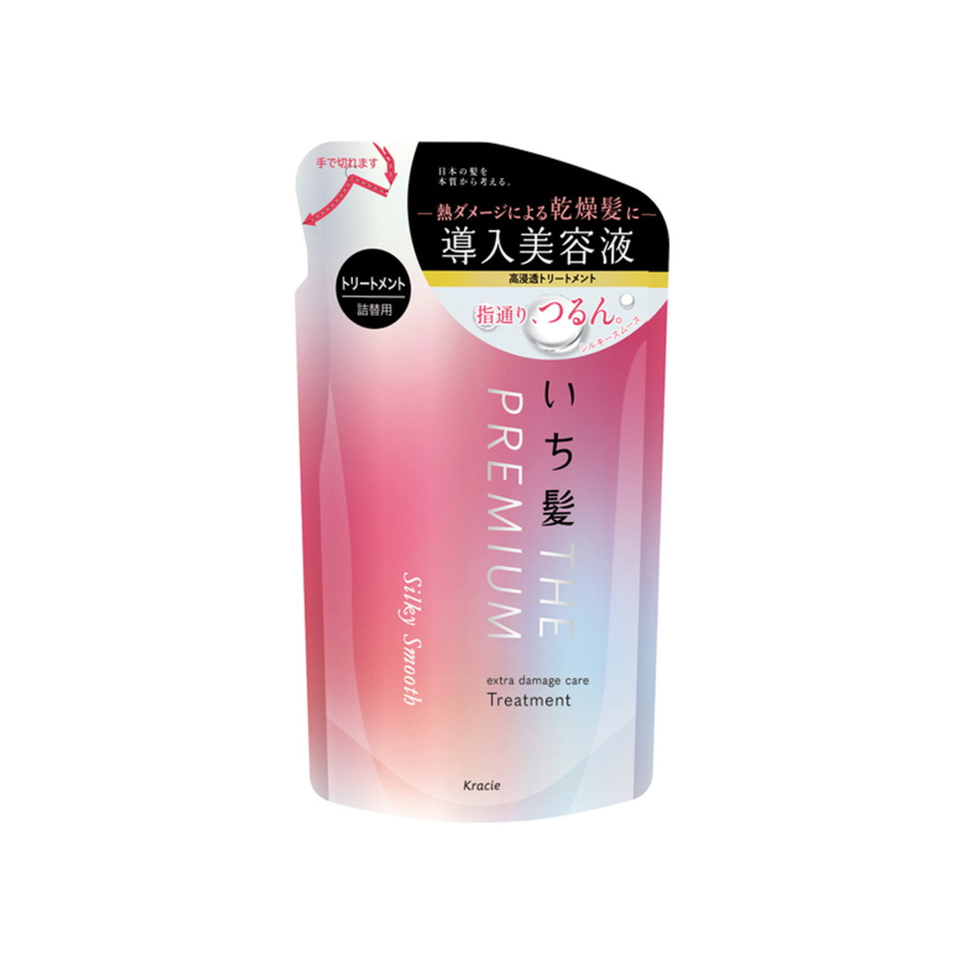 Kracie Ichikami The Premium Extra Damage Care Treatment Silky Smooth Refill 340g