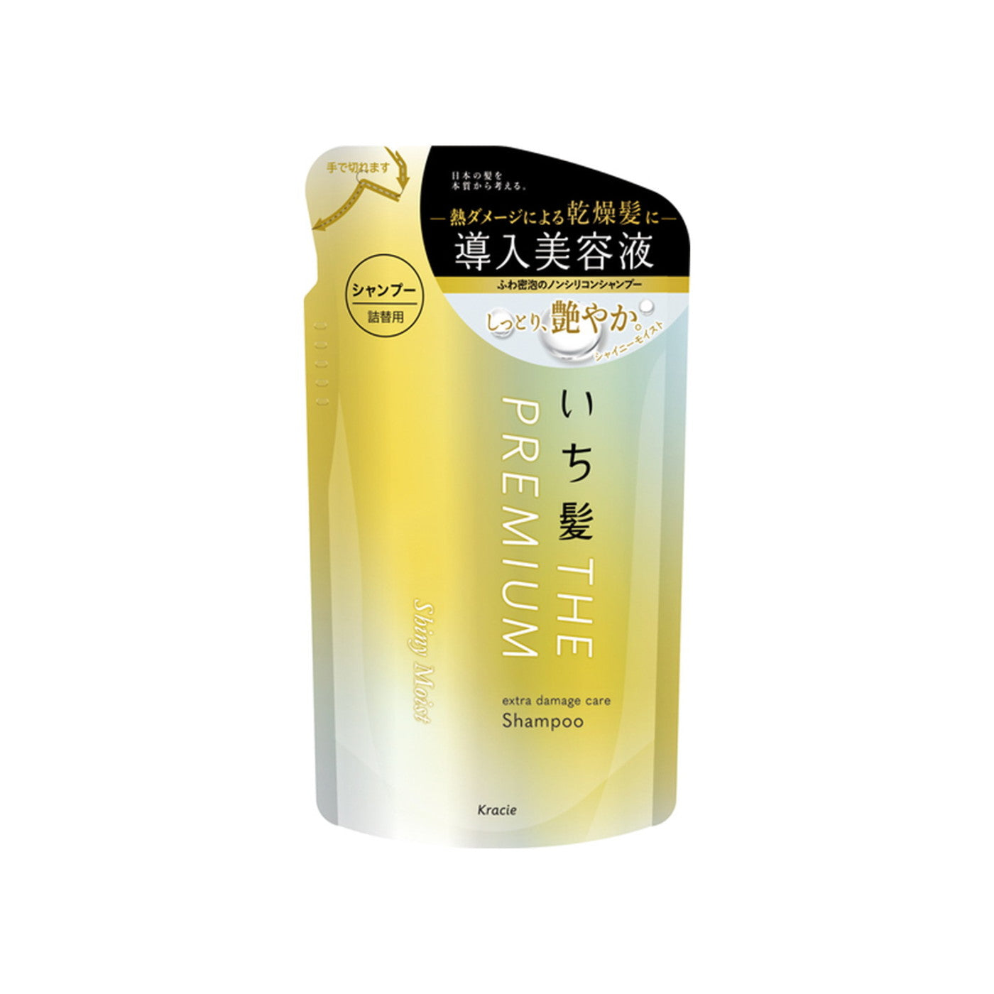 Kracie Ichikami The Premium Extra Damage Care Shampoo Shiny Moist Refill 340ml