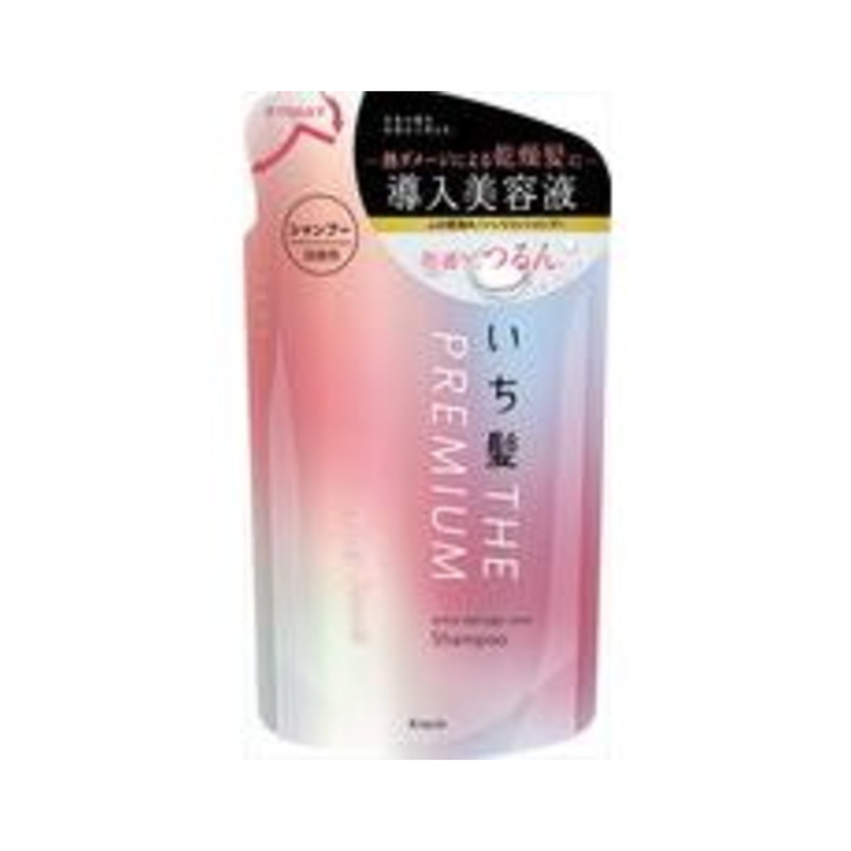 Kracie Ichikami The Premium Extra Damage Care Shampoo Silky Smooth Refill 340ml - img-1