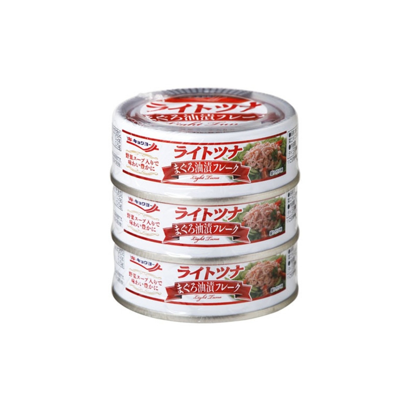 Kyokuyo Light Tuna Maguro Oil-Packed Flake 3 Pack - img-1