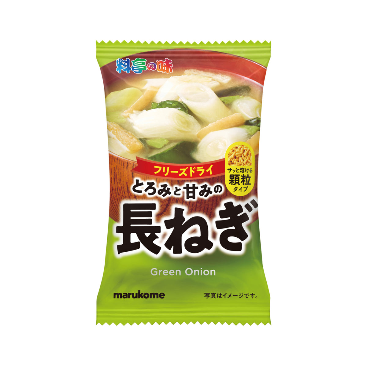 Marukome Freeze Dried Granule Miso Soup Green Onion - img-1