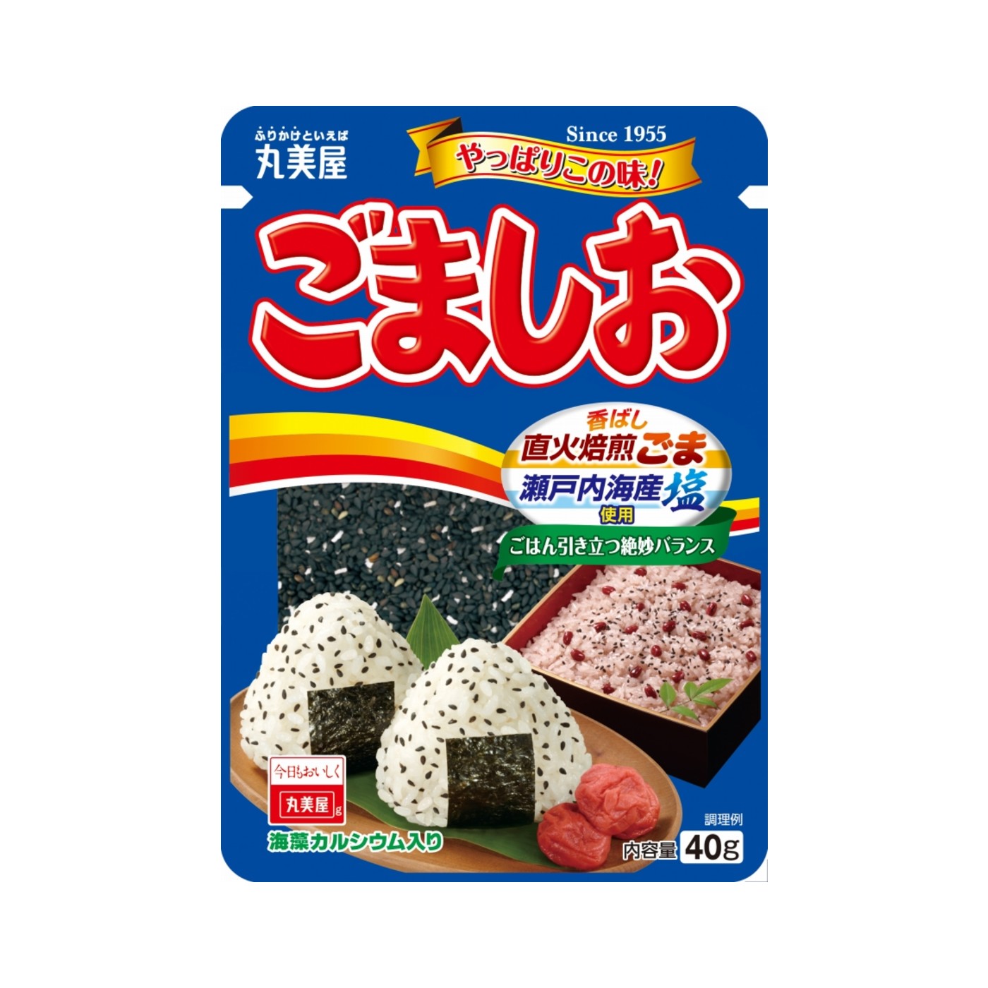 Marumiya Gomashio Black Sesame and Salt Furikake 40g - img-1