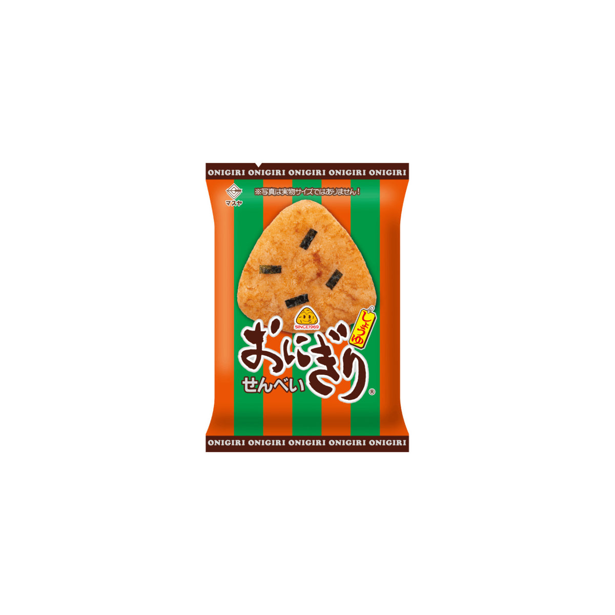 Masuya Onigiri Senbei Soy Sauce Rice Crackers 65g - img-1