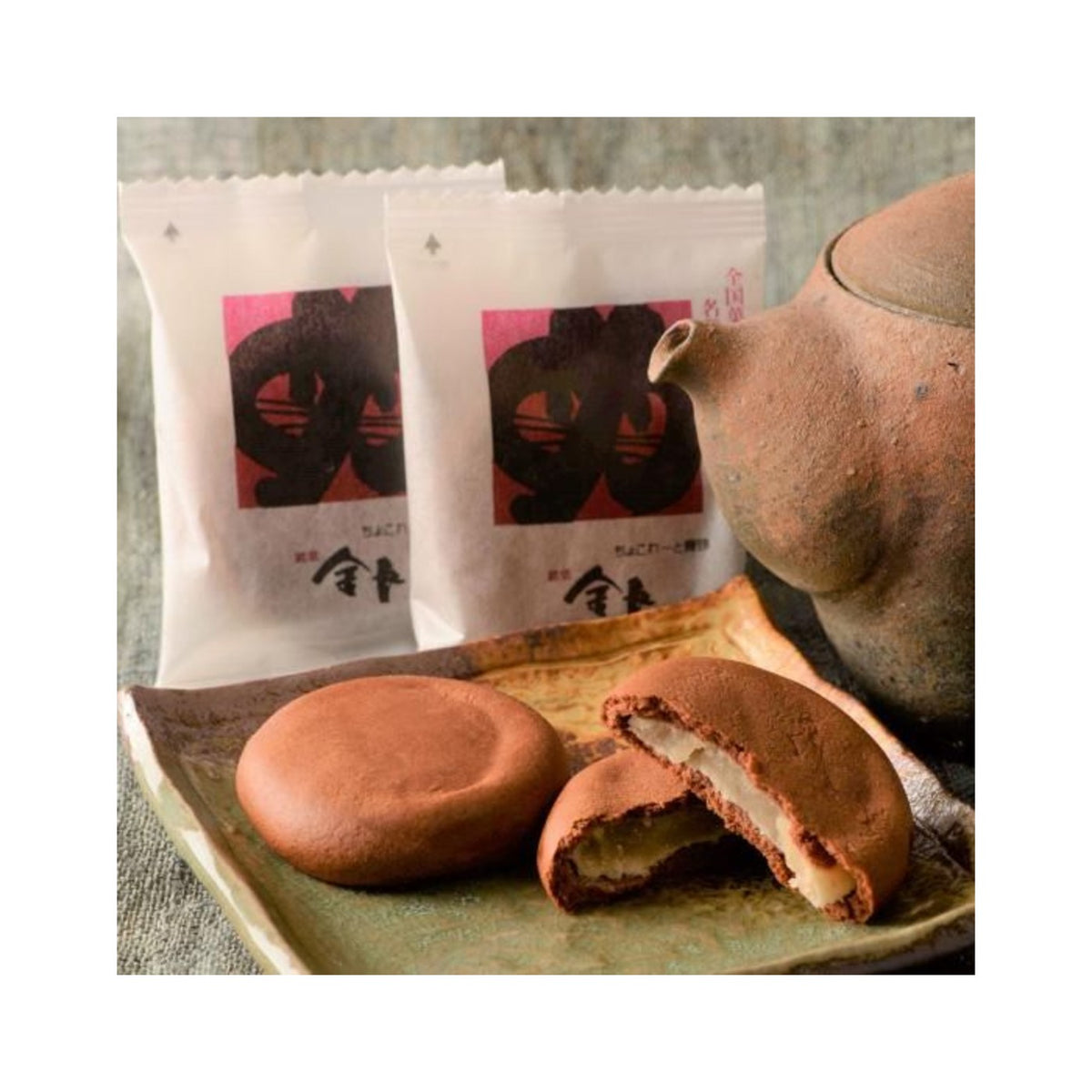 Hallelujah Kincho Manju Cocoa Bean Paste Buns 6 Pieces (Tokushima Souvenir) - img-3