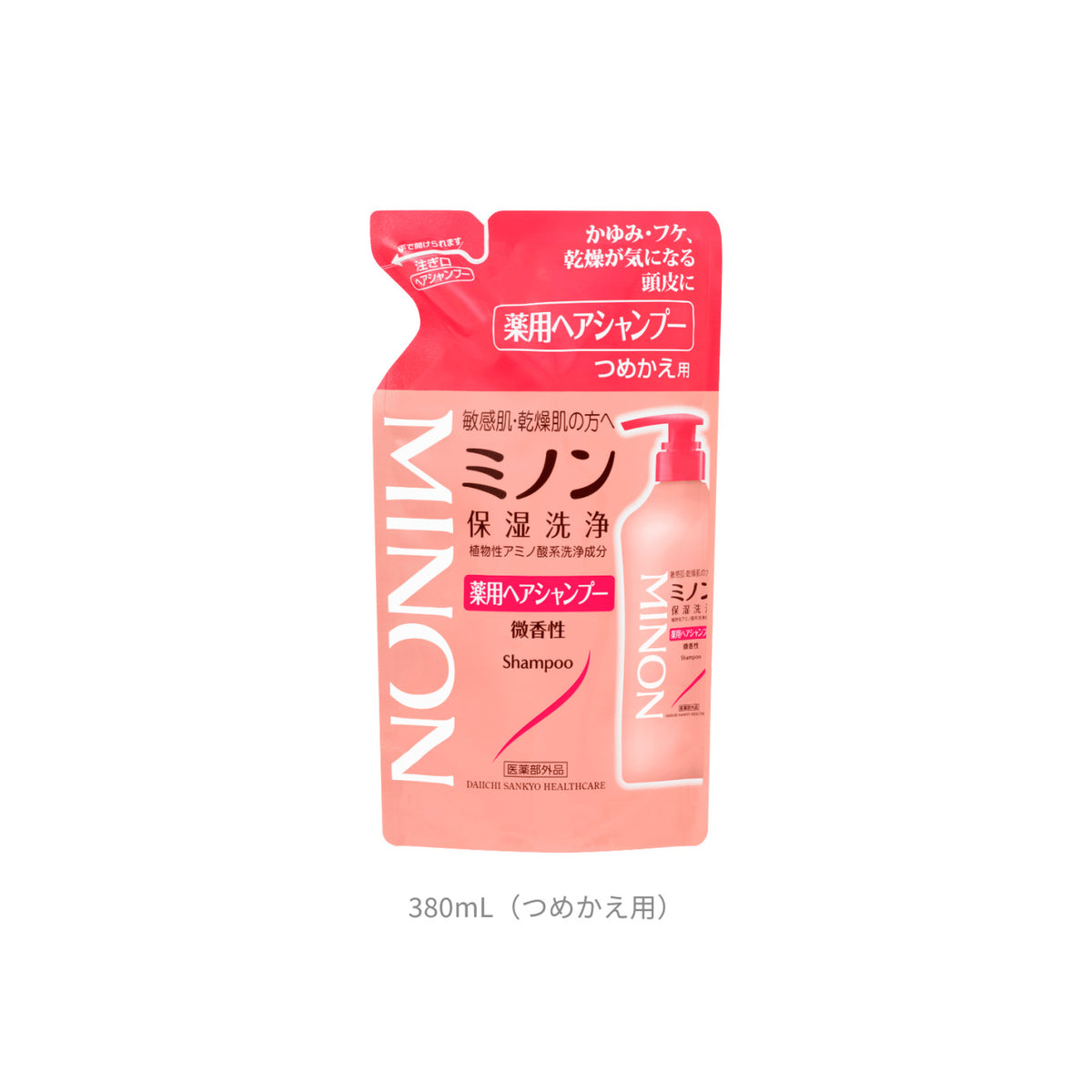 Minon Medicated Hair Shampoo Refill 380ml