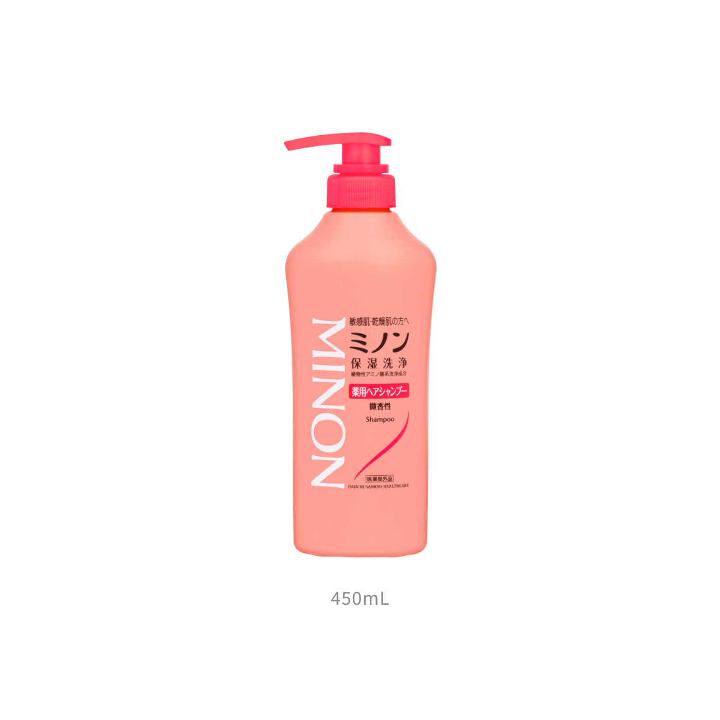 Minon Medicated Hair Shampoo Bottle 450ml