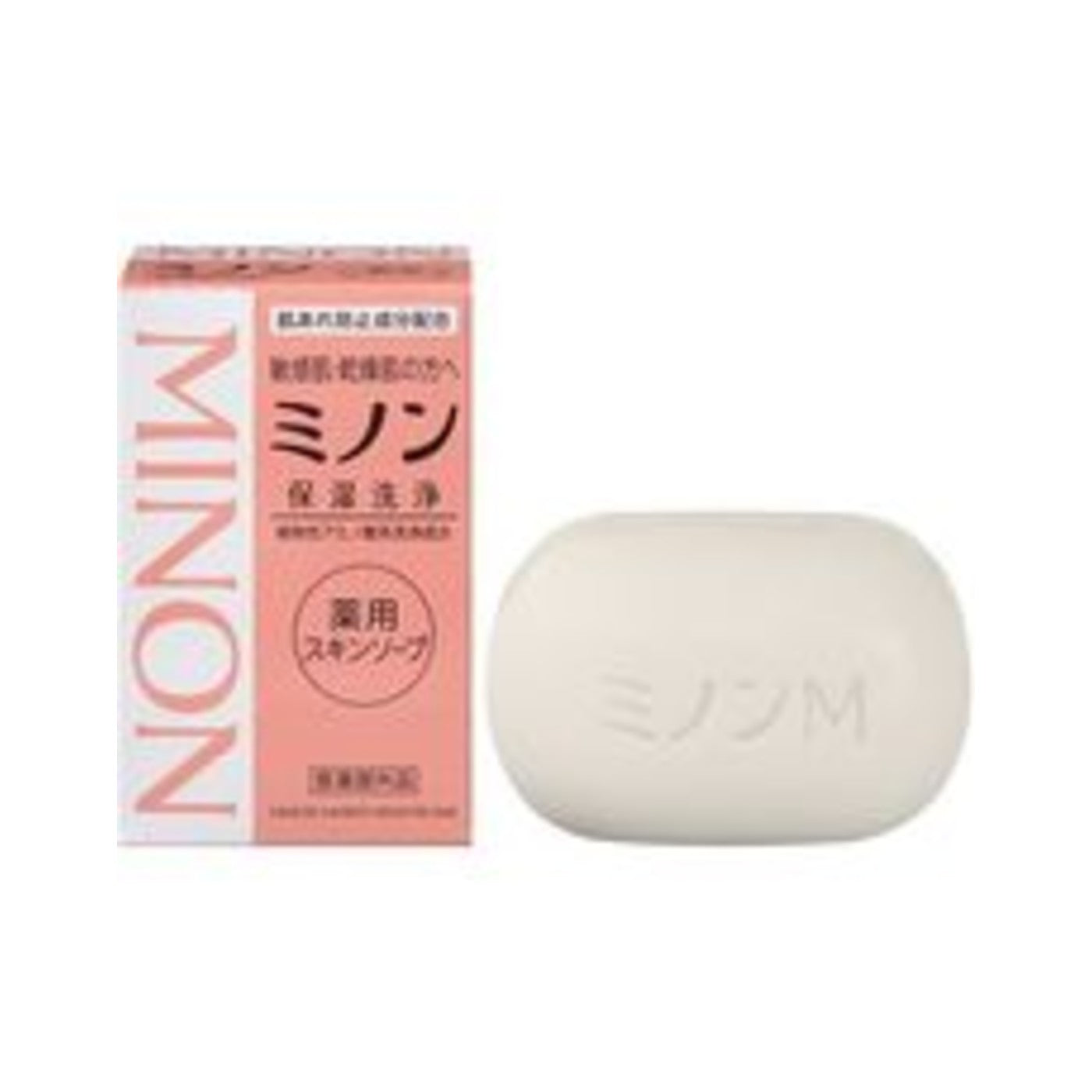 Minon Medicated Skin Soap Bar 80g - img-1