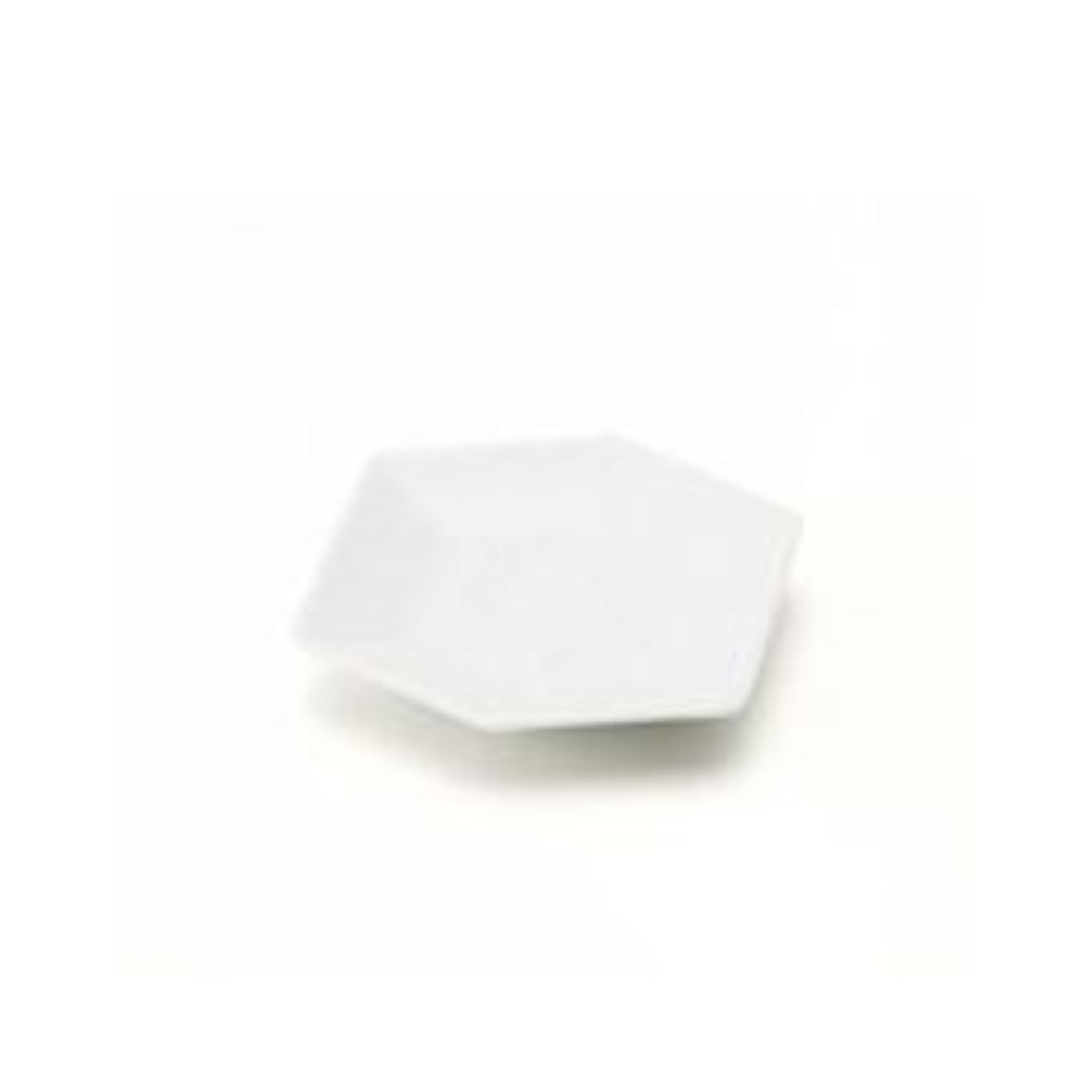 Miyama Kikko Hexagonal Small Plate White Porcelain - img-1