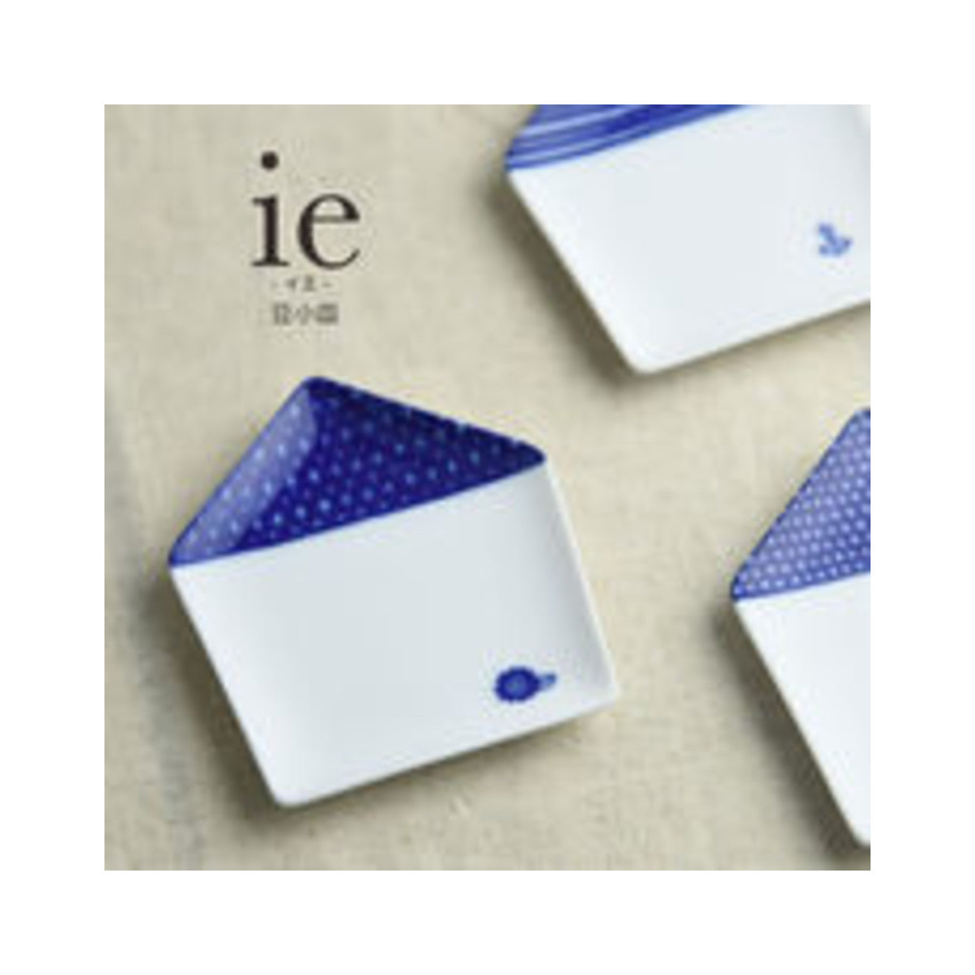 Miyama ie Mame-zara Small Plate Flower - img-1