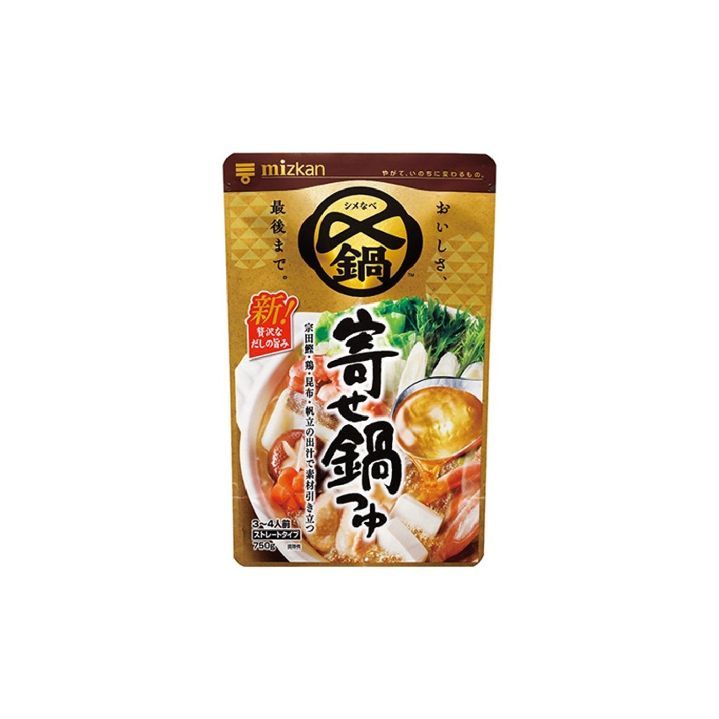Mizkan Yose Nabe Tsuyu Straight 750g - img-1