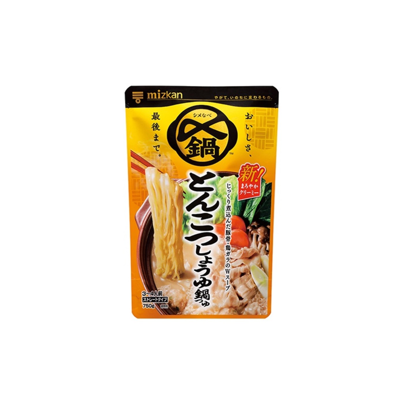 Mizkan Tonkotsu Shoyu Nabe Tsuyu Straight 750g - img-1
