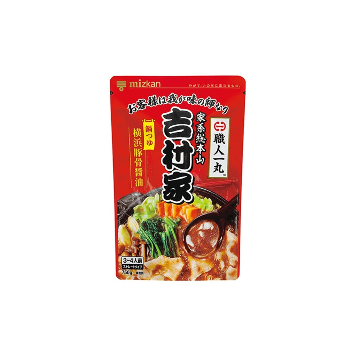 Mizkan Iekei Soohonzan Yoshimuraya Yokohama Tonkotsu Shoyu Nabe Tsuyu 750g - img-1
